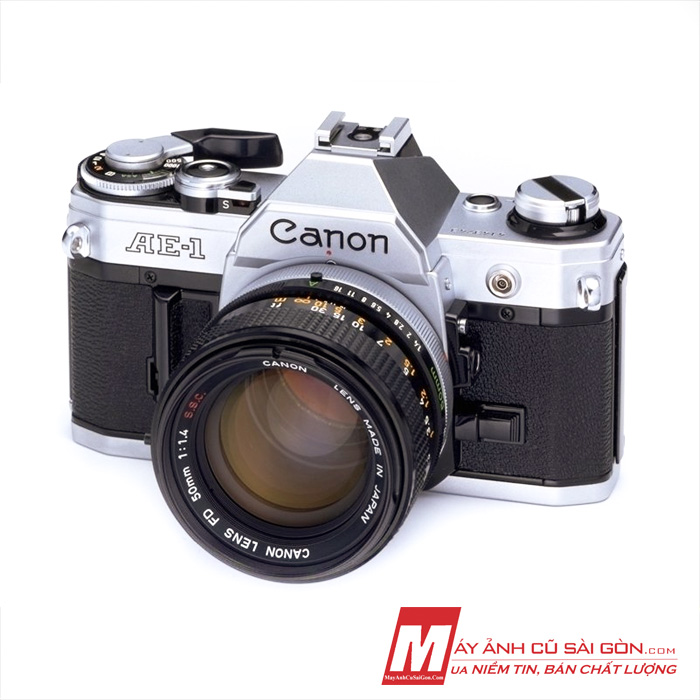 Body máy ảnh Film Canon AE1 ngoại hình đẹp cơ tốc đo sáng tốt dùng ...
