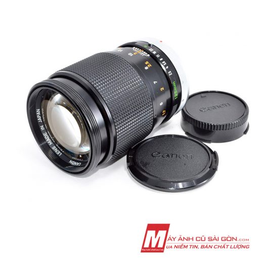 Lens chân dung MF Canon FD 135F2.5 SSC xóa phông đẹp ngàm FD