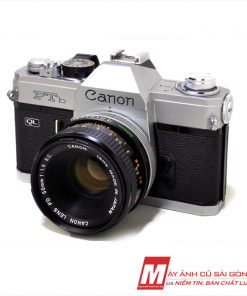 Máy ảnh Film Canon FTb ngoại hình đẹp cơ tốc đo sáng tốt giá rẻ