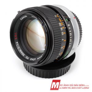 Lens chân dung MF Canon FD 50F1.4 SSC xóa phông ngàm FD