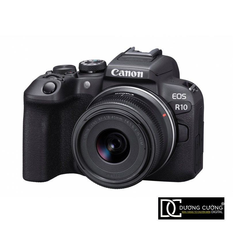 Máy ảnh Canon EOS R10 + Lens KIT 18-45 giá rẻ: Với sự kết hợp giữa máy ảnh Canon EOS R10 và Lens KIT 18-45, bạn sẽ có được một bộ máy ảnh chất lượng cao với giá cả hợp lý. Được trang bị những tính năng mới nhất, khả năng chụp ảnh chuyên nghiệp và khả năng quay video 4K, máy ảnh Canon EOS R10 sẽ là sự lựa chọn tuyệt vời cho bất kỳ ai đam mê nhiếp ảnh.