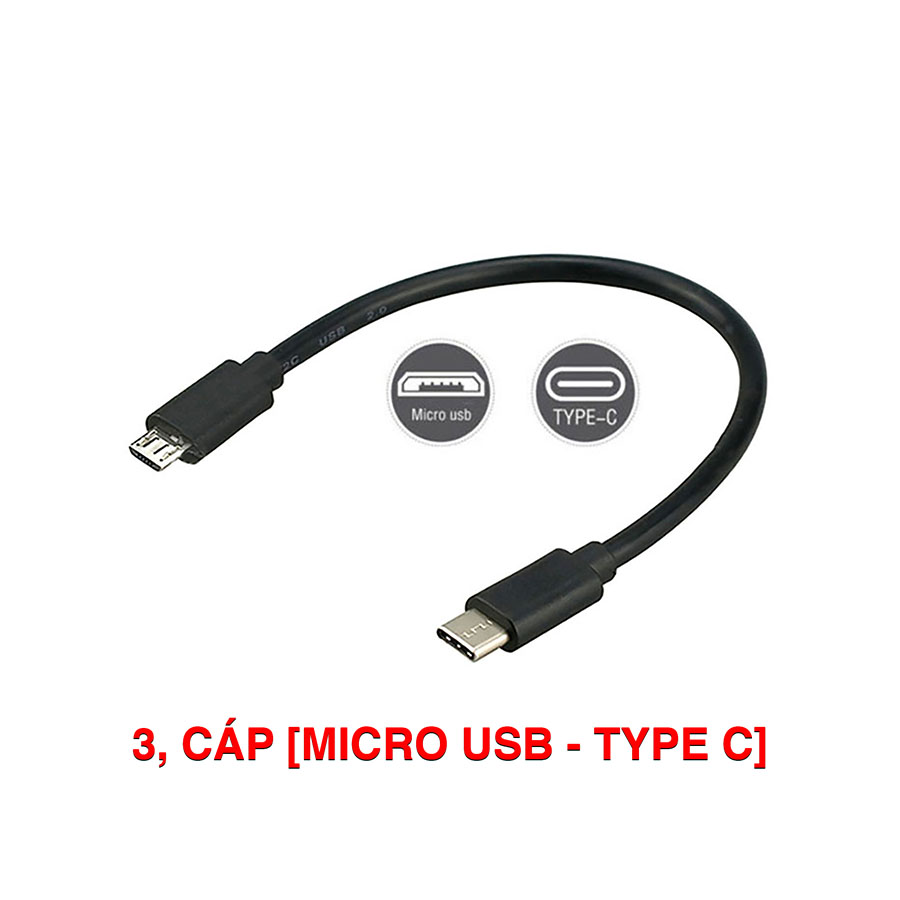 Cáp Micro USB - Type C