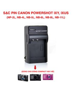 Sạc pin máy ảnh Cann Powershot ixy, ixus